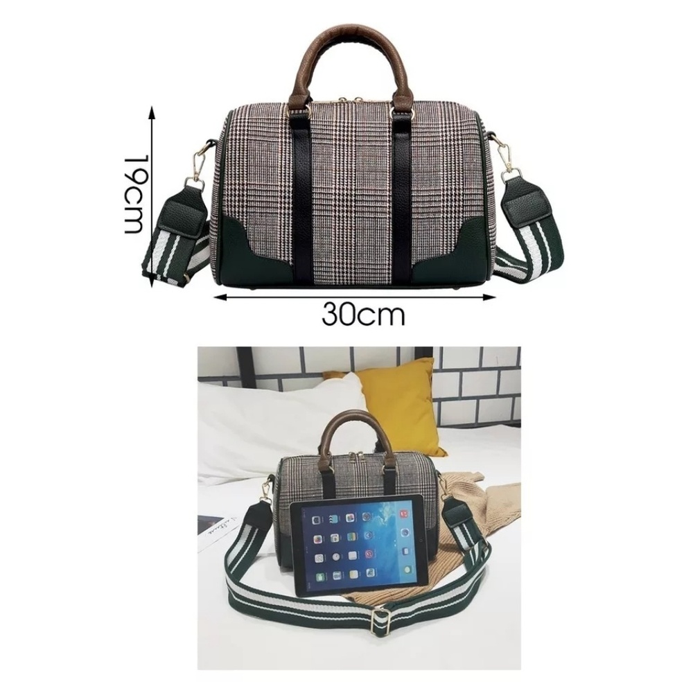 NEW LATINA Duffle Bag Shoulder Crossbody Purse - Picture 3 of 8